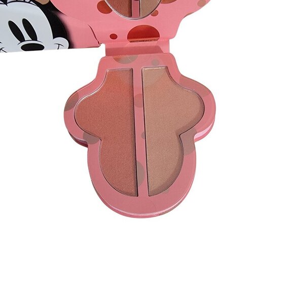 DISNEY MINNIE MOUSE Highlighter Duo Revolution Makeup London Beauty Blush NEW - Picture 8 of 12